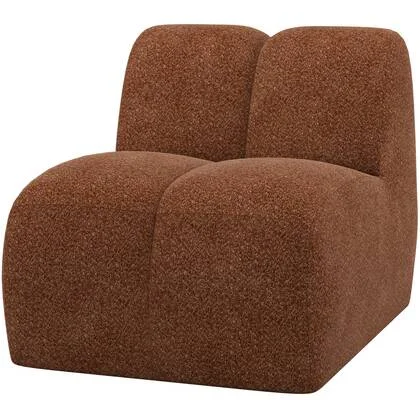 WOOOD Mojo 1-Zits Element - Wollig - Roestbruin -74x84x97