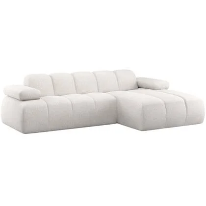 WOOOD Mojo Chaise Longue Bank Rechts - Wollig - Ecru