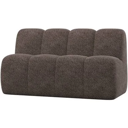 WOOOD Mojo Eetbankje 164 cm Met Rugleuning - Wollig - Bruin