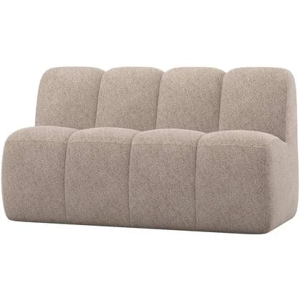 WOOOD Mojo Eetbankje 164 cm Met Rugleuning - Wollig - Donkerzand