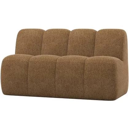 WOOOD Mojo Eetbankje 164 cm Met Rugleuning - Wollig - Honinggeel