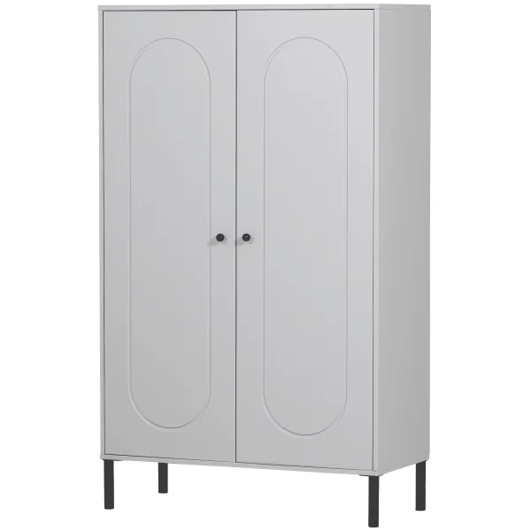 WOOOD Opbergkast Xina Grenenhout - Wolkengrijs