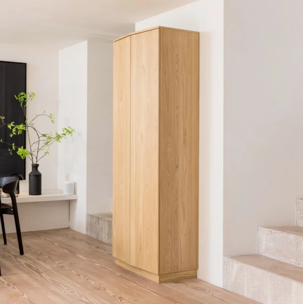 WOOOD Opbergkast Zuma Eikenhout, 210 x 67cm - Bruin - Exclusive