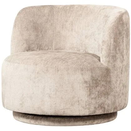 WOOOD Popular Fauteuil - Polyester - Naturel - 72x81x80