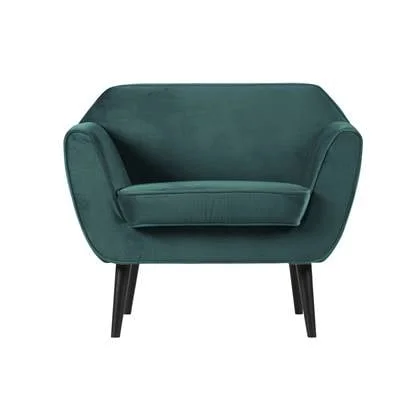 Woood Rocco Fauteuil - Velvet - Teal