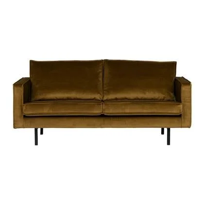WOOOD Rodeo 2,5-zitsbank - Velvet - Honinggeel