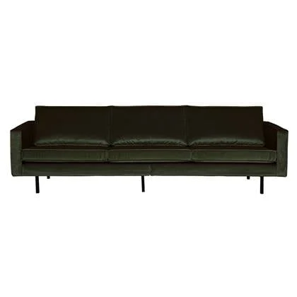 WOOOD Rodeo 3-zitsbank - Velvet - Green Hunter