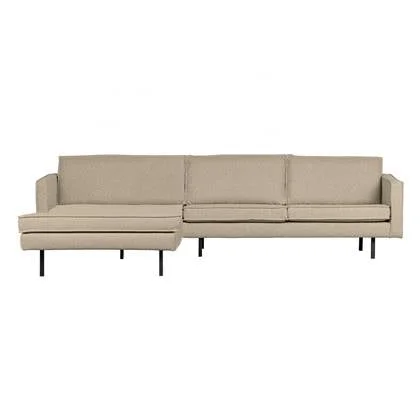 WOOOD Rodeo Chaise Longue Links - Bouclé - Beige