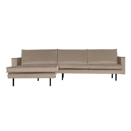 WOOOD Rodeo Chaise Longue Links - Velvet - Khaki
