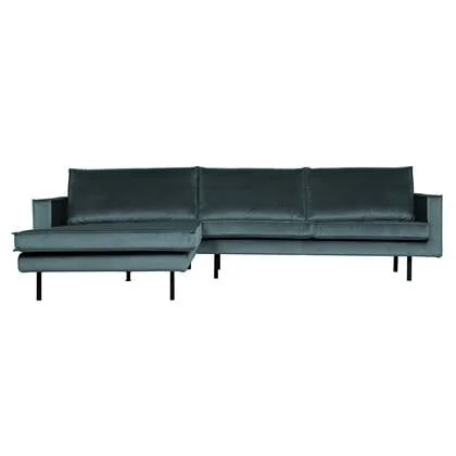 WOOOD Rodeo Chaise Longue Links - Velvet - Teal
