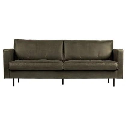 WOOOD Rodeo Classic 2,5-zitsbank - Eco-leder - Army