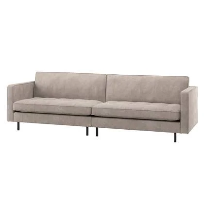 WOOOD Rodeo Classic 3-Zits Bank - Ribstof - Donkerzand - 83x275x88