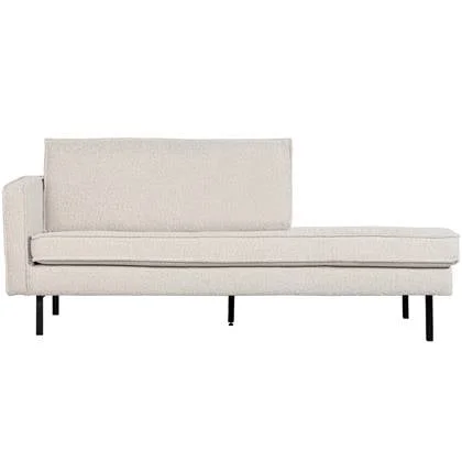 WOOOD Rodeo Daybed Left - Bouclé - Naturel - 85x203x86