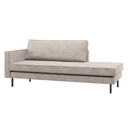 WOOOD Rodeo Daybed Links - Ribstof - Ecru - 85x203x86