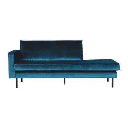 WOOOD Rodeo Daybed Links - Velvet - Blauw