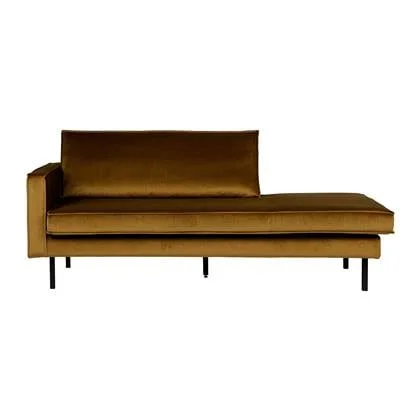 WOOOD Rodeo Daybed Links - Velvet - Honinggeel