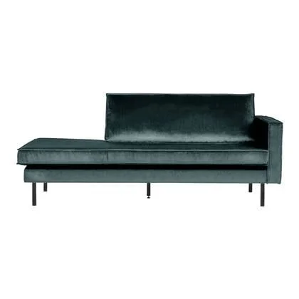 WOOOD Rodeo Daybed Rechts - Velvet - Teal