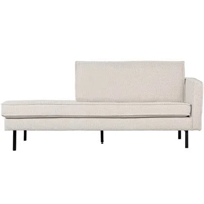 WOOOD Rodeo Daybed Right - Bouclé - Naturel - 85x203x86