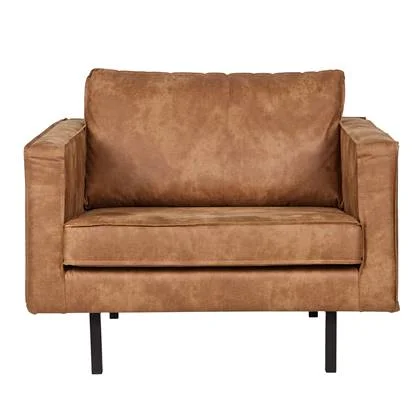 WOOOD Rodeo Fauteuil - Eco-leder - Cognac