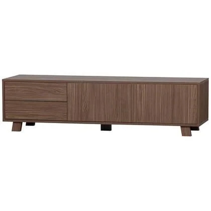 WOOOD Seppe TV-meubel - Noten fineer - Noten - 42x160x44