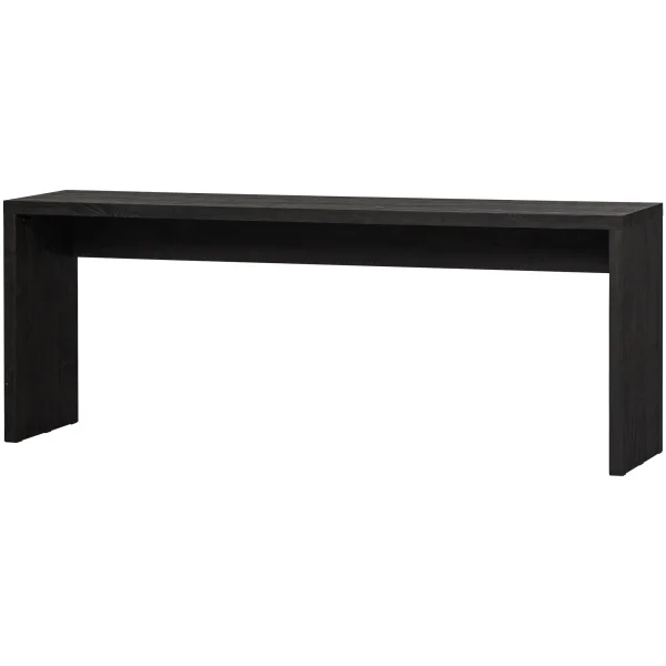 WOOOD Sidetable/Bureau Maan MDF, 200cm - Donkerbruin