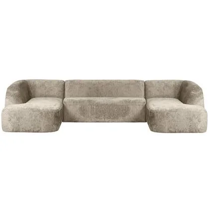 WOOOD Sloping U-Bank - Velvet - Wheatfield