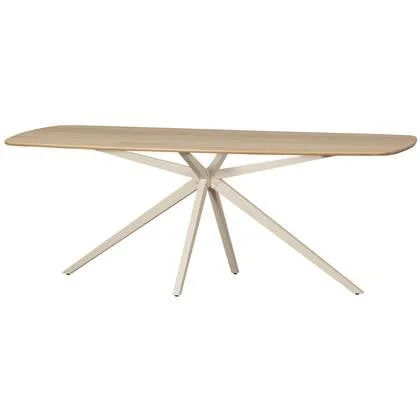 WOOOD Tablo Eettafel Deens Ovaal VJ 200 cm - Eikenhout - Transparant