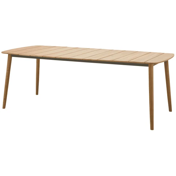 WOOOD Tuintafel Kris Acaciahout, 215 x 90cm - Naturel