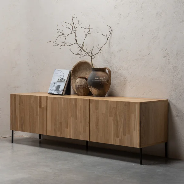 WOOOD TV-meubel Bono Eikenhout, 180cm - Naturel