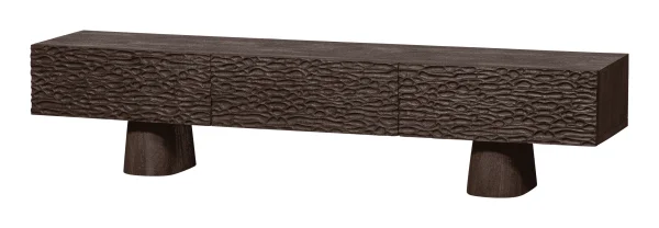 WOOOD TV-meubel Crumble Mangohout, 180cm - Walnoot - BePureHome