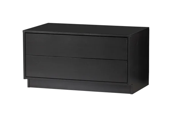 WOOOD TV-meubel Finca Mat zwart, 75cm - Exclusive