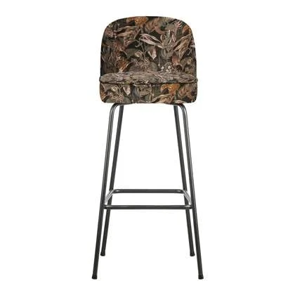 WOOOD Vogue Barkruk H 103 cm - Fluweel - Bouquet