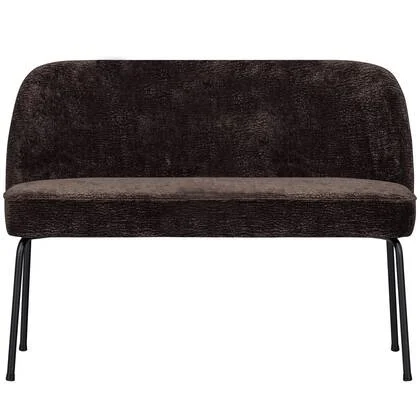 WOOOD Vogue Eetbank - 3D Chenille - Donkerbruin - 83x120x59