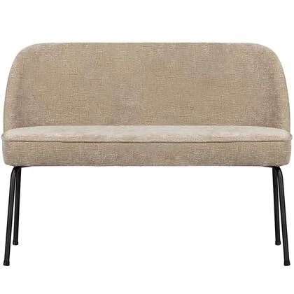 WOOOD Vogue Eetbank - 3D Chenille - Zand - 83x120x59