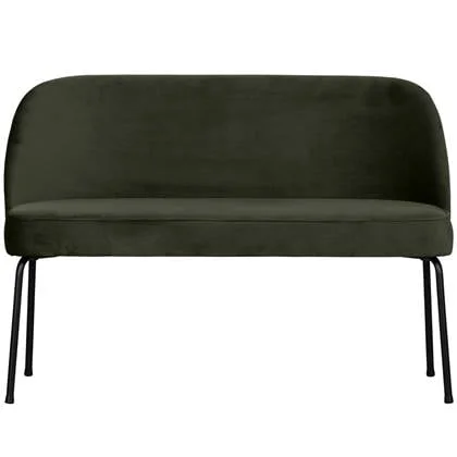 WOOOD Vogue Eetbank - Velvet - Dark Green - 83x120x59