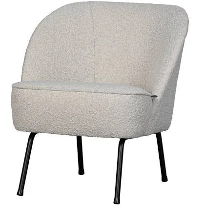WOOOD Vogue Fauteuil - Boucle - Naturel - 69x57x70
