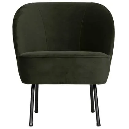 WOOOD Vogue Fauteuil - Fluweel Donkergroen