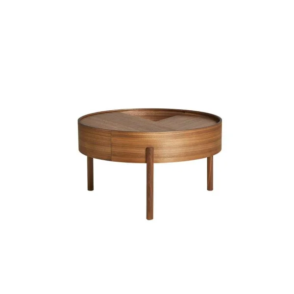 Woud - Arc Coffee Table Ø66 Walnut