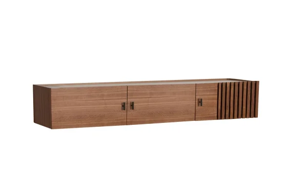 Woud Array Sideboard - notenhout - 150 cm (wandmontiert)