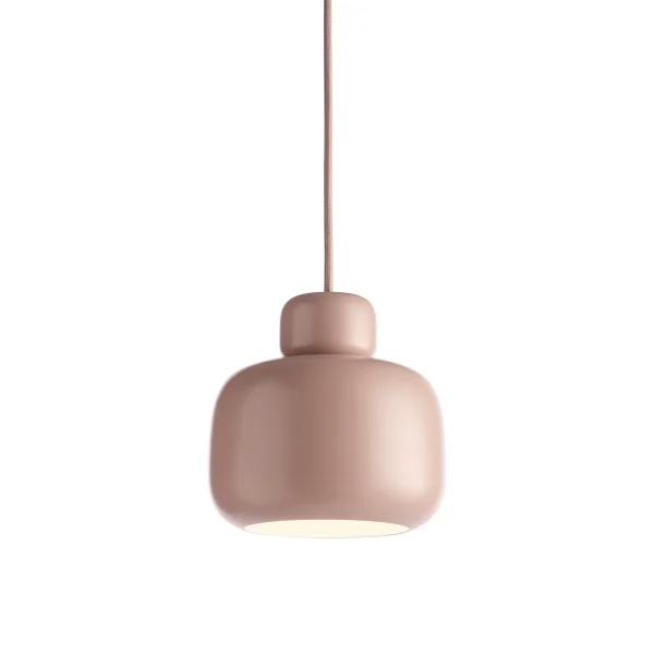 Woud - Stone Hanglamp Small Dusty Rose