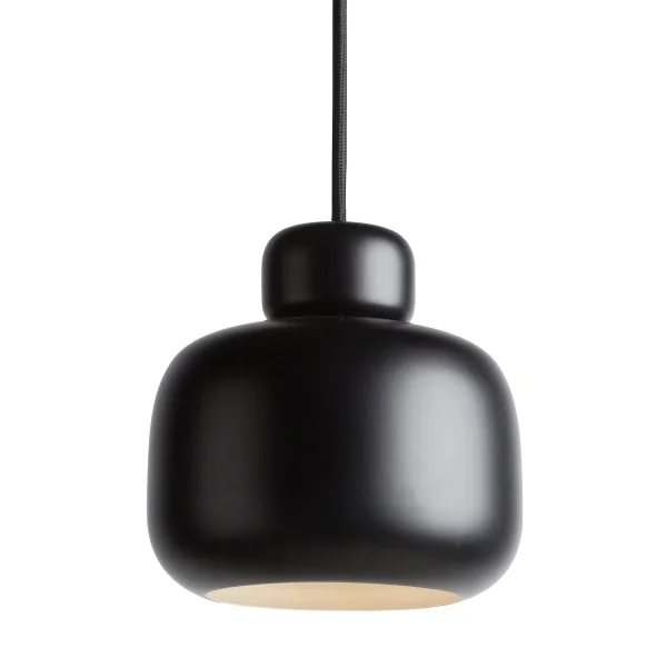 Woud - Stone Hanglamp Small Zwart