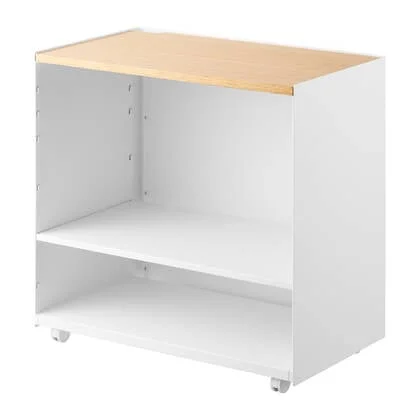 Yamazaki Kantoorkastje met Wielen - Tower - Wit