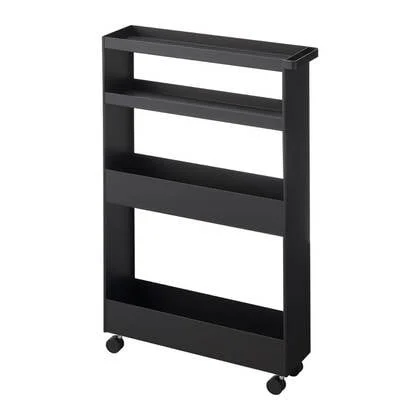 Yamazaki Keukentrolley 4 niveaus - Tower - Zwart