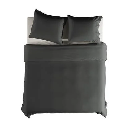 Yellow Dekbedovertrek Katoen Cialda - pewter grey