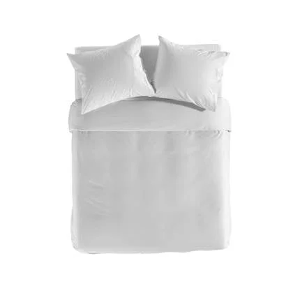 Yellow Dekbedovertrek Perkal Katoen Chambray providence blue