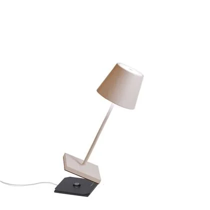 Zafferano - Poldina Pro hoog MINI - Zand - (H)30.0cm - Led| Bureaulamp