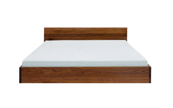 Zeitraum Simple Hi bed - amerikaans noutenhout - Hoogte hoofdbord 67 cm - 180 x 200 cm