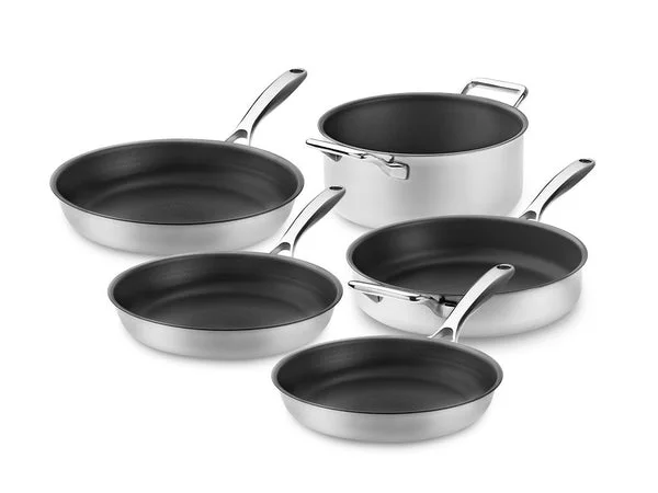 Zero – natural non-stick cookware set – 5pcs