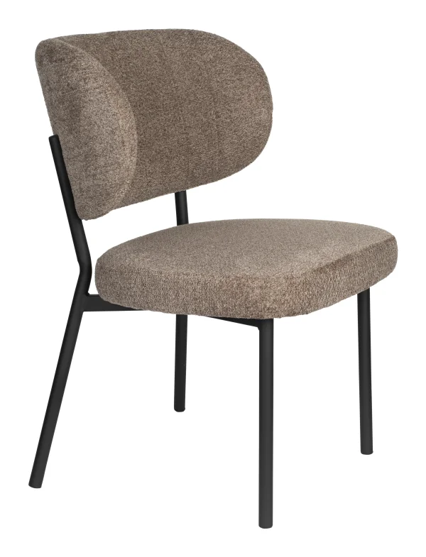 ZILT Eetkamerstoel Ondrea - Bruin