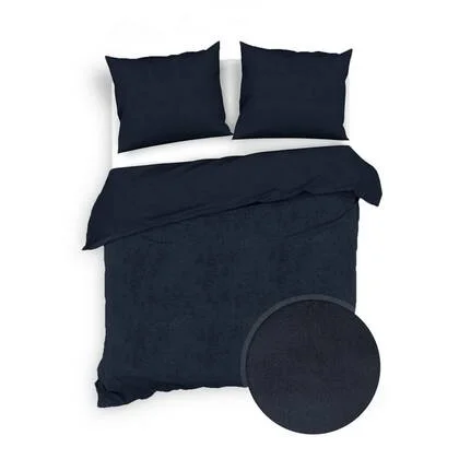 Zo Home Dekbedovertrek Katoen Velluto - night blue